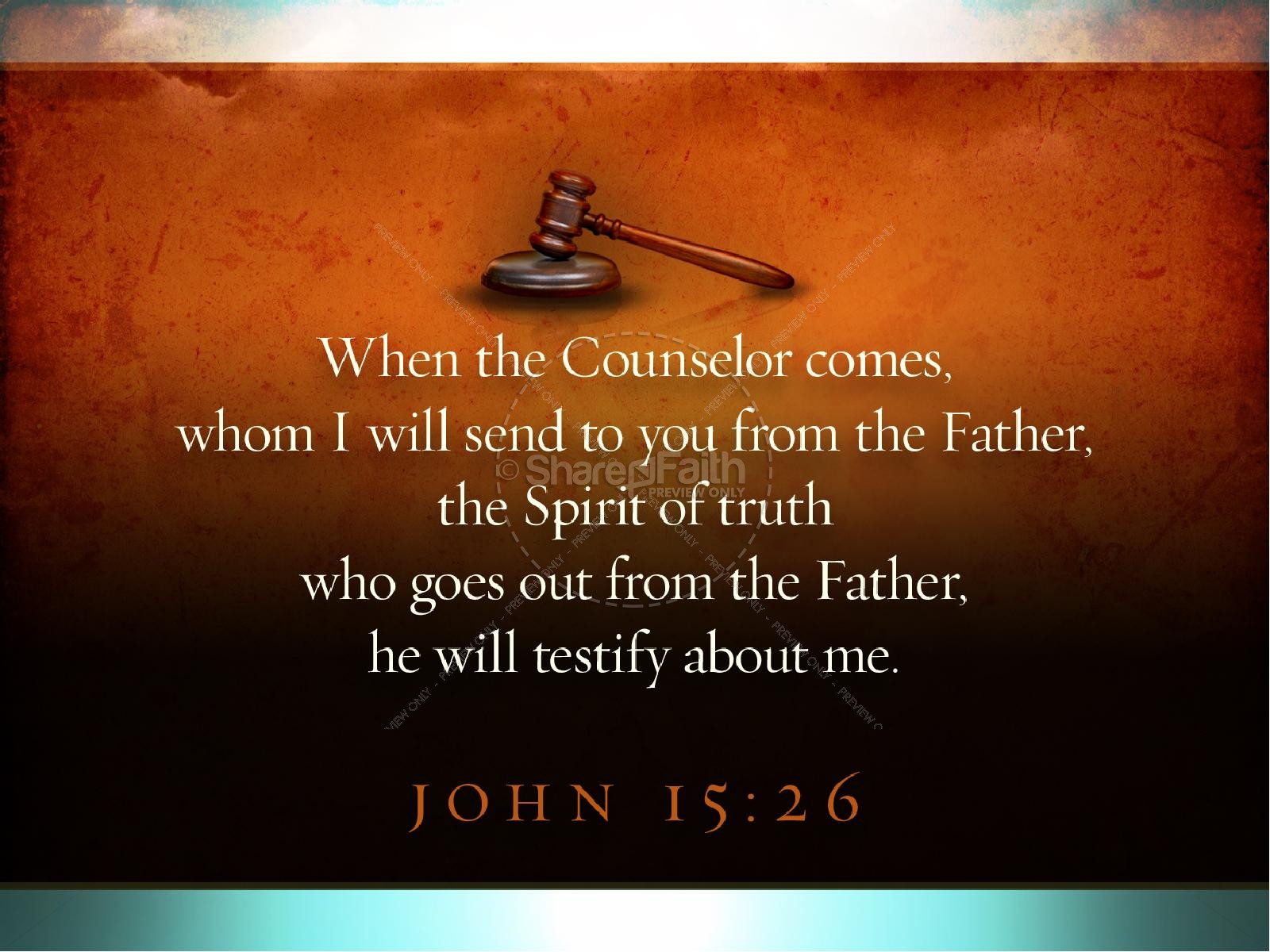 Holy Spirit Great Advocate Sermon PowerPoint | slide 6