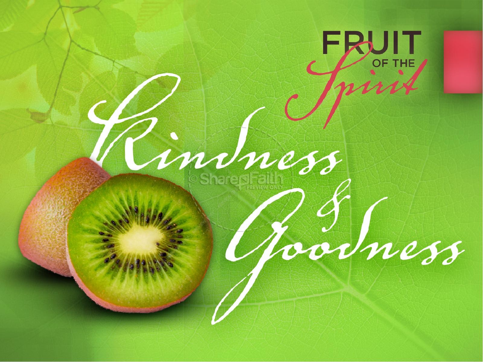 Kindness and Goodness Fruit of the Spirit PowerPoint Template | slide 2