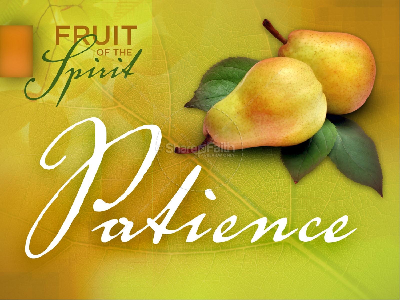 Patience Fruit of the Spirit PowerPoint Template | slide 2