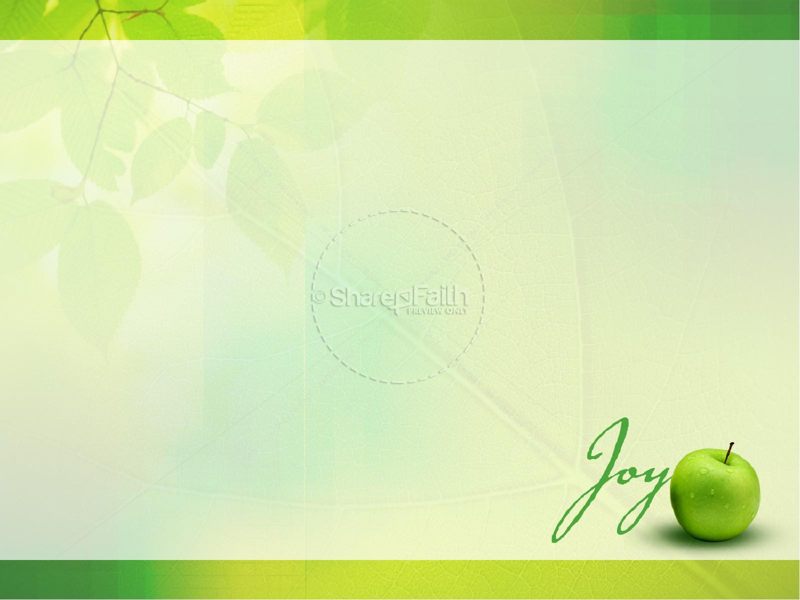 Joy Fruit of the Spirit PowerPoint Template | slide 6