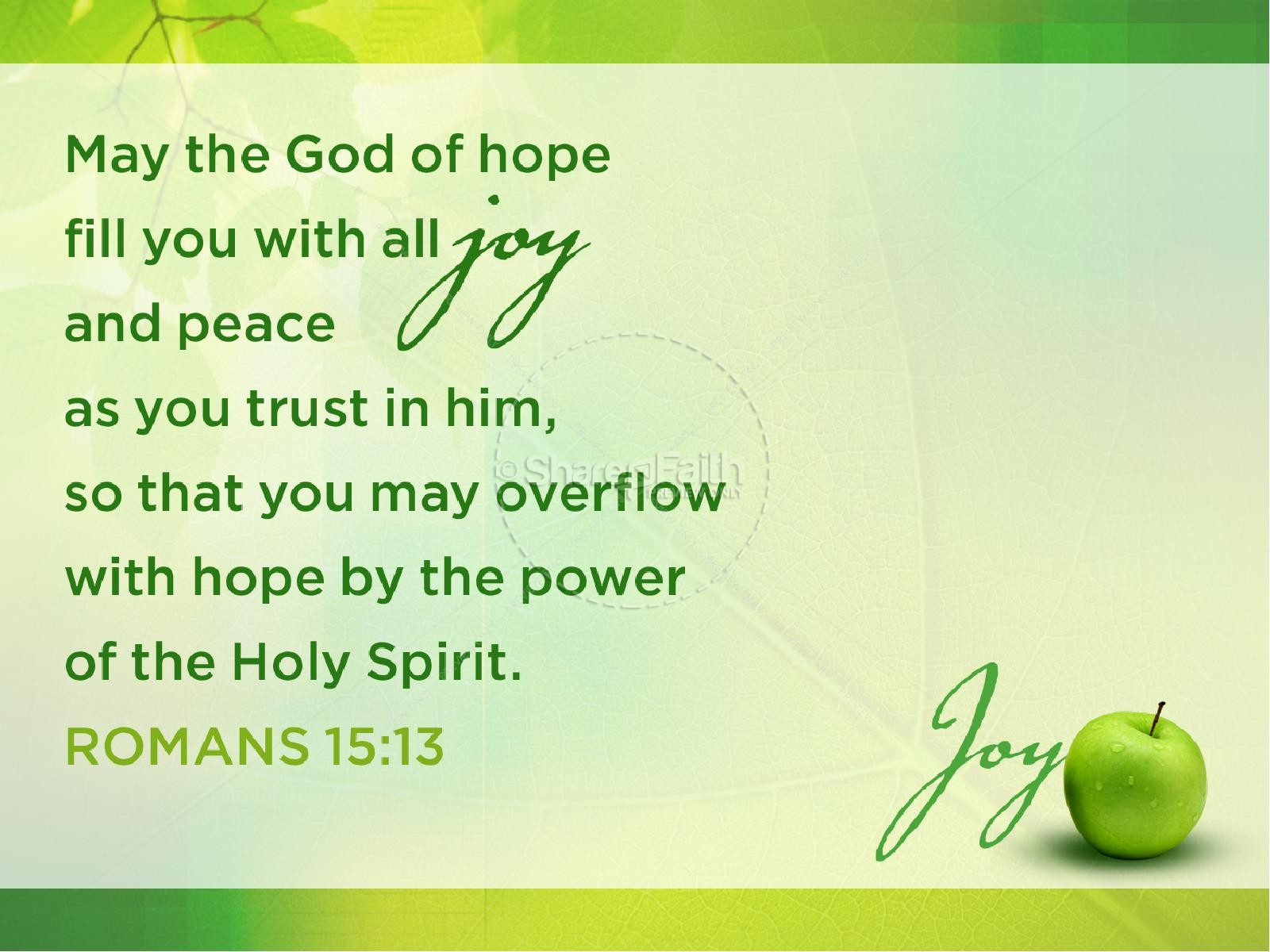 Joy Fruit of the Spirit PowerPoint Template | slide 7