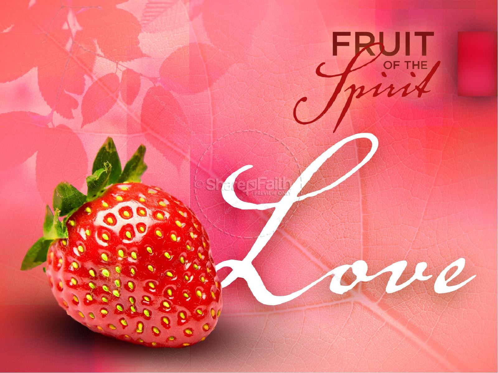Love Fruit of the Spirit Pentecost PowerPoint Template | slide 2
