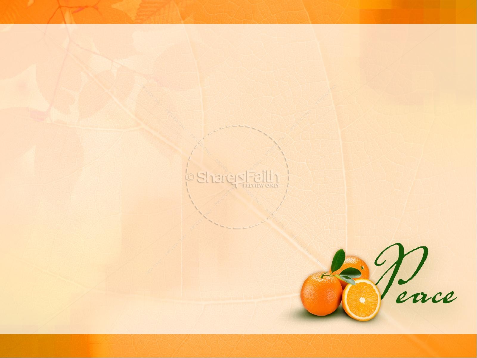 Peace Fruit of the Spirit Pentecost PowerPoint Template | slide 6