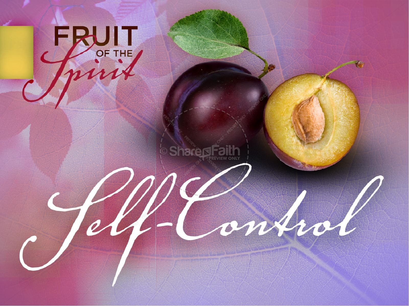Self Control Fruit Of The Spirit Powerpoint Slides | slide 2