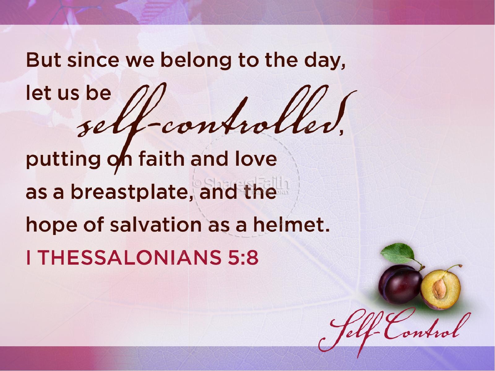 Self Control Fruit Of The Spirit Powerpoint Slides | slide 7