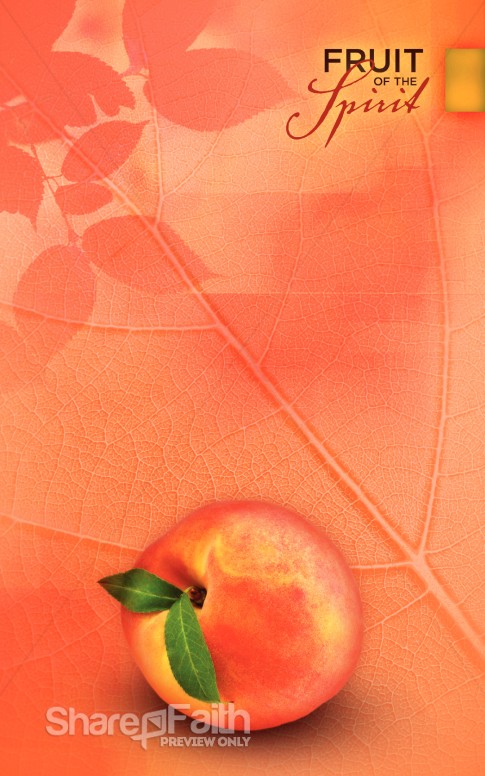 Gentleness Fruit Of The Spirit Bulletin Cover