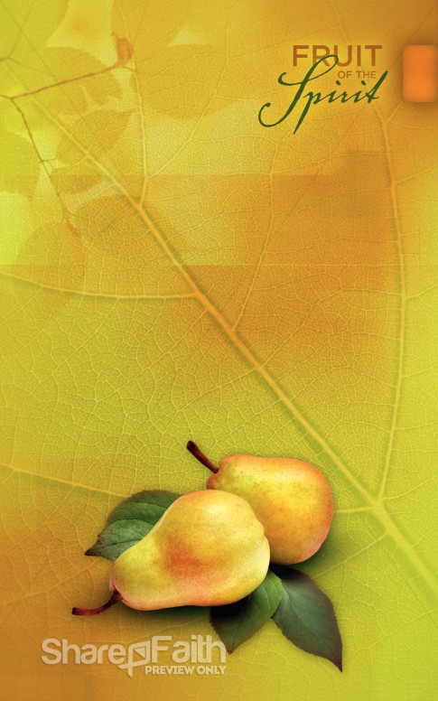 Patience Fruit Of The Spirit Bulletin Cover
