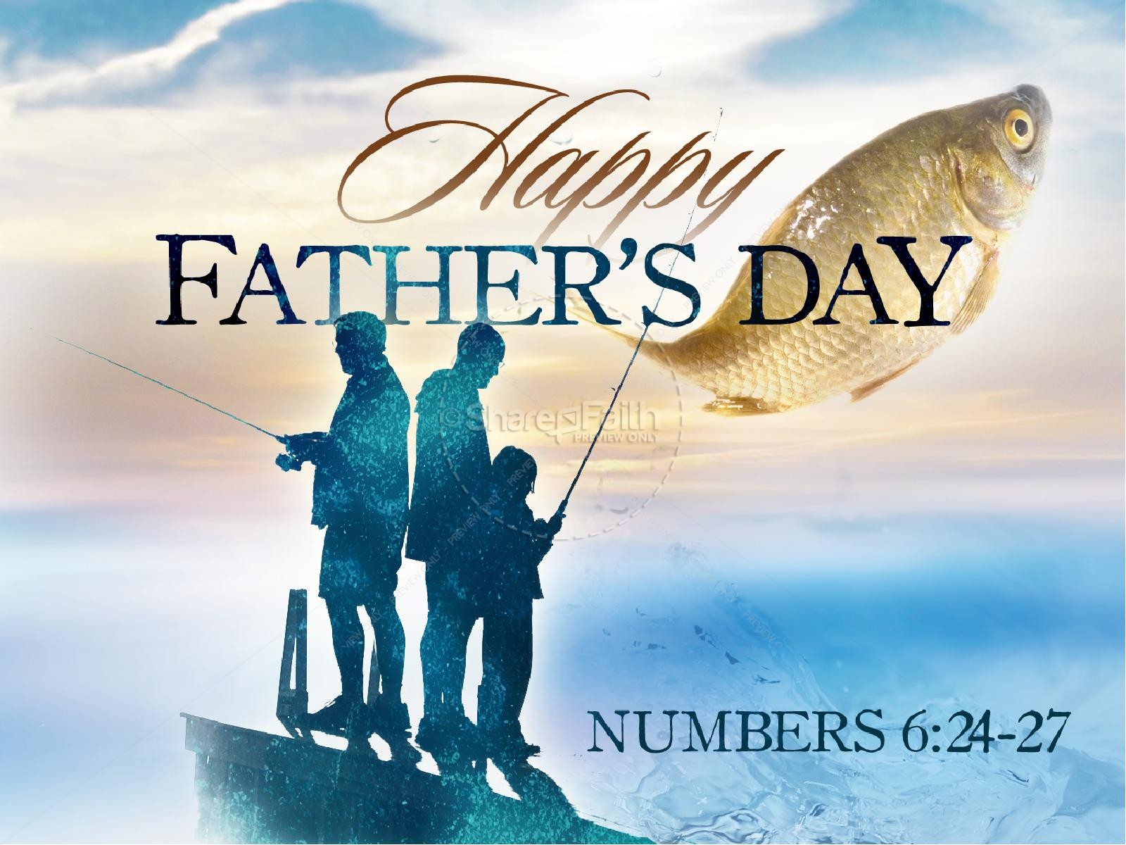 Father's Day Fishing PowerPoint | slide 1