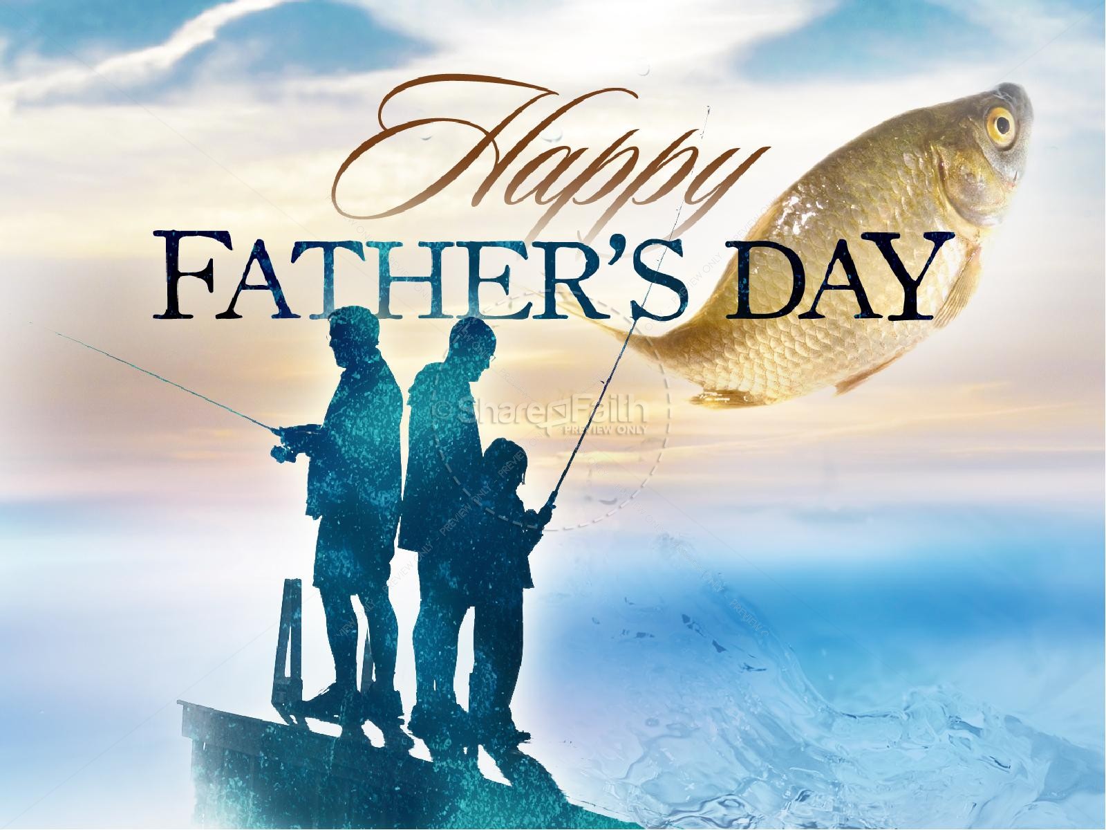 Father's Day Fishing PowerPoint | slide 2