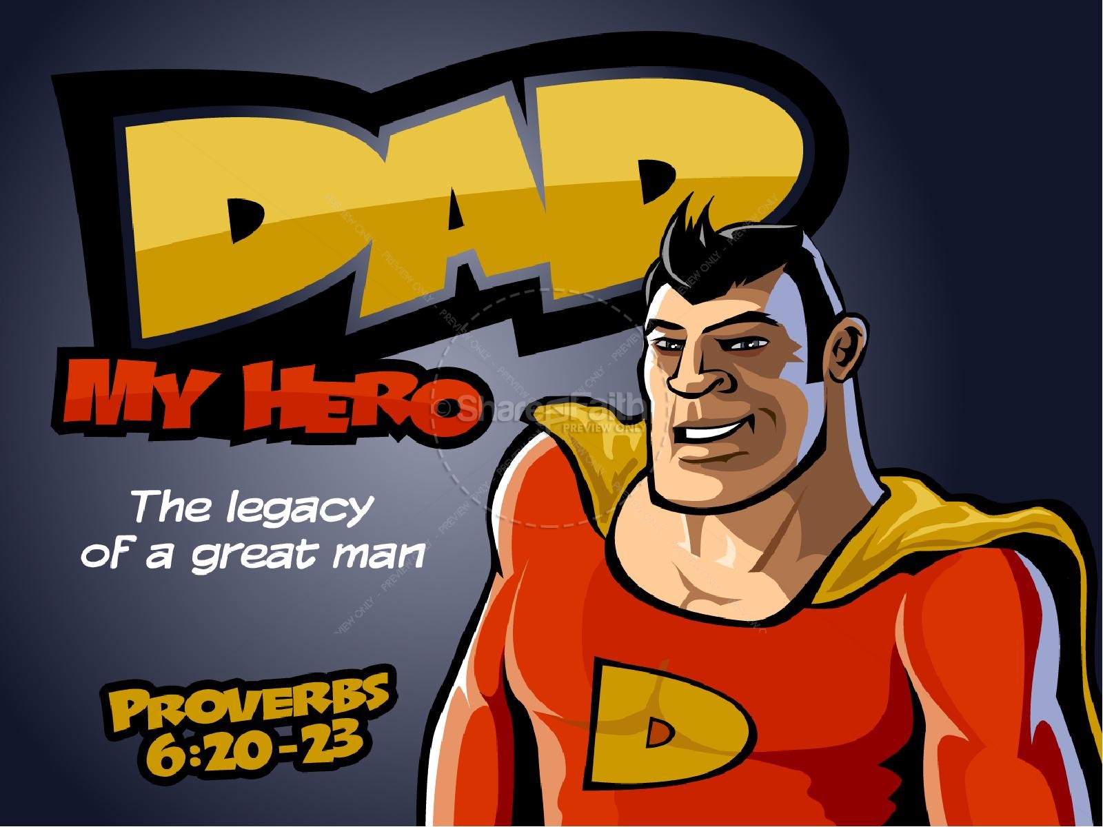 Super Dad Powerpoint Template | slide 1