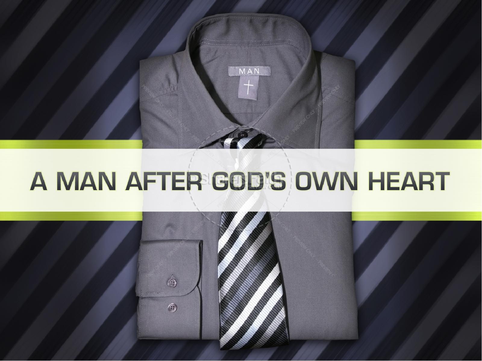 Man After God's Heart PowerPoint Template | slide 3
