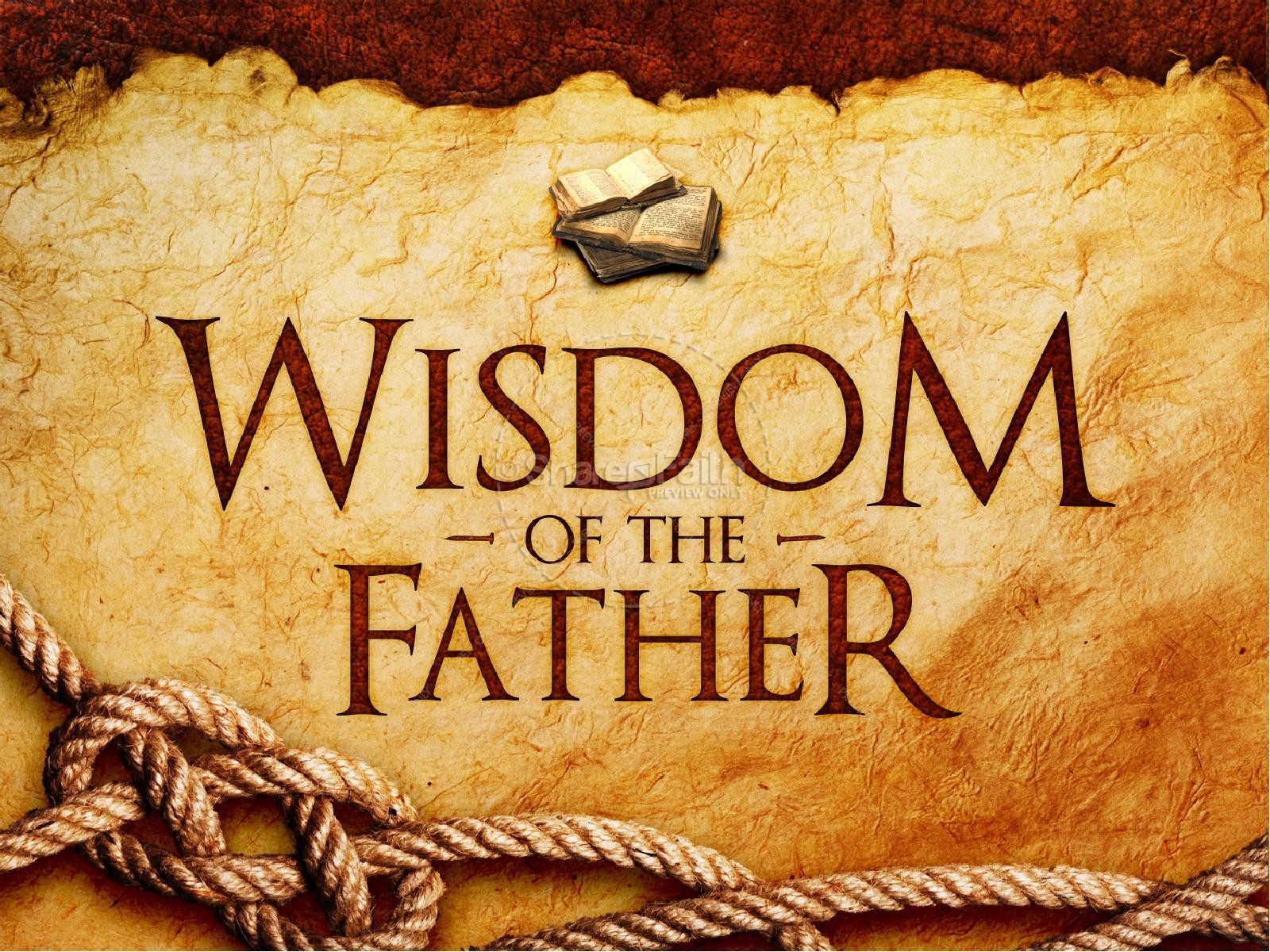 Wisdom Of The Father PowerPoint Template | slide 3