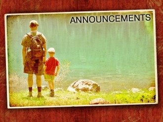 Mimicking Dad Church Announcement PowerPoint Background