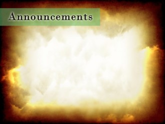 The Comforter Has Come Announcement PowerPoint Background