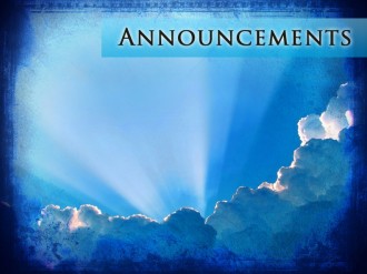 Great Intercessor Church Announcement PowerPoint Background