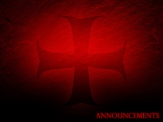 Power Of The Spirit Announcment PowerPoint Background