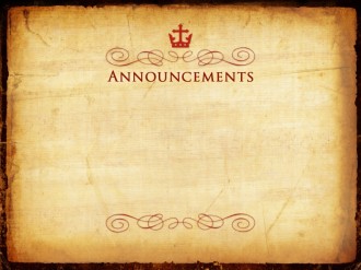 Palm Sunday Announcment PowerPoint Background