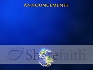 Lord Of Lords Church Announcement PowerPoint Background