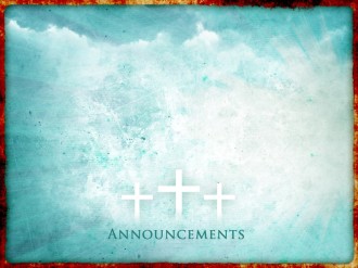 The Risen Christ Announcement PowerPoint Background
