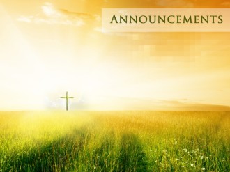 Easter Church Announcement PowerPoint Slide