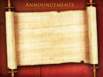 Messianic Announcement PowerPoint Background