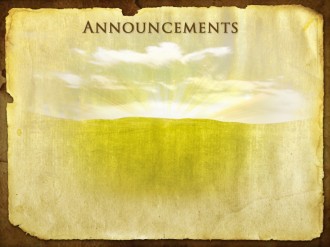 Yeshua Passover Announcement PowerPoint Background