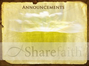 Yeshua Passover Announcement PowerPoint Background