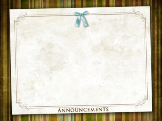 Mother's Day Announcment PowerPoint Background