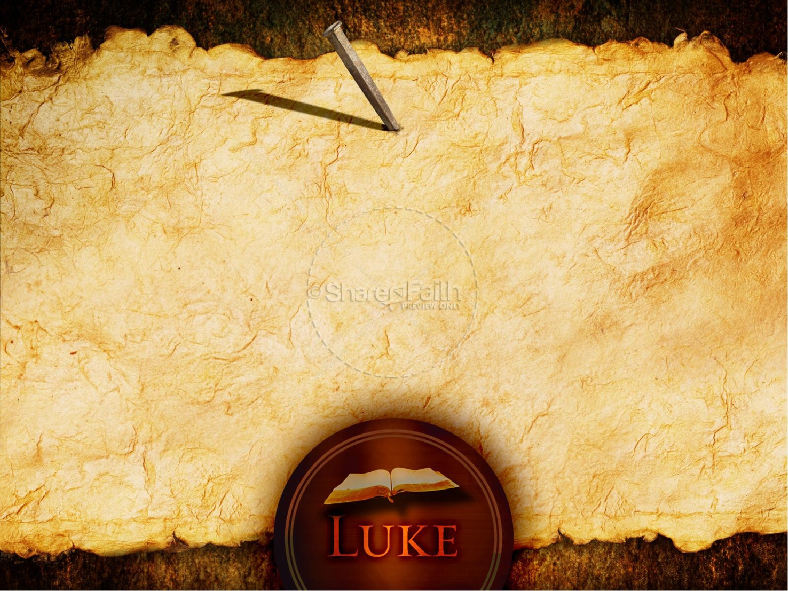 Luke's Gospel PowerPoint Template | slide 2