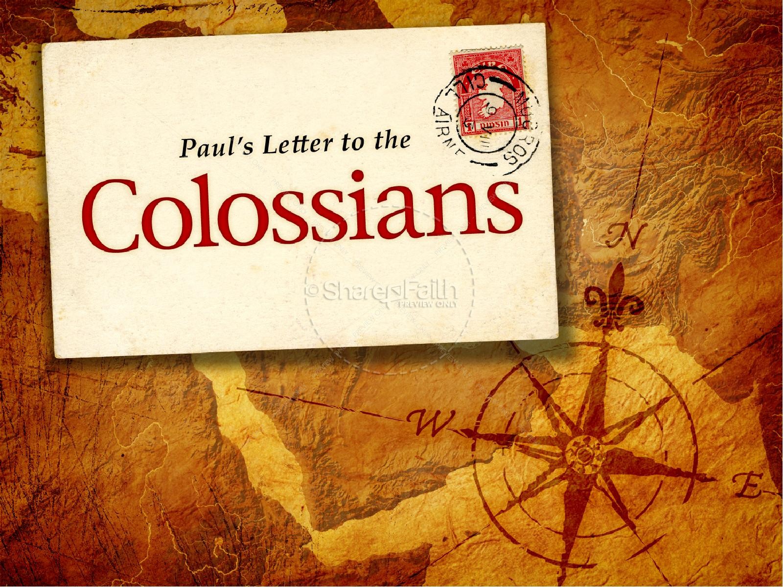 Book Of Colossians PoswerPoint Template | slide 1
