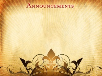 Crown Announcement PowerPoint Slide