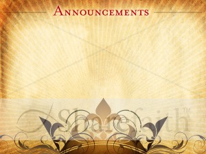 Crown Announcement PowerPoint Slide
