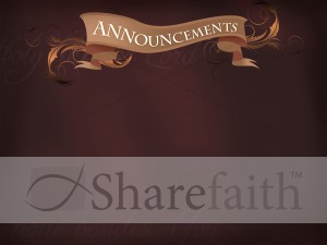 Banner Announcements PowerPoint Slide