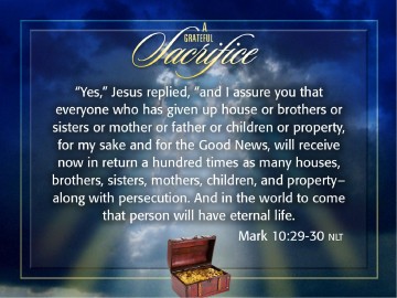 A Grateful Sacrifice Christian PowerPoint