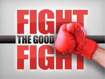 Fight The Good Fight Christian PowerPoint