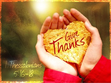 Giving Thanks Church PowerPoint Presentation