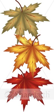 Autumn Leaves Religious Clipart