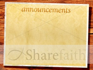 Paper And Wood Announcement Background Slide