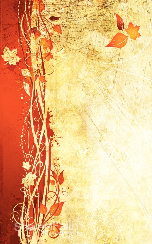 Autumn Vines Bulletin Cover
