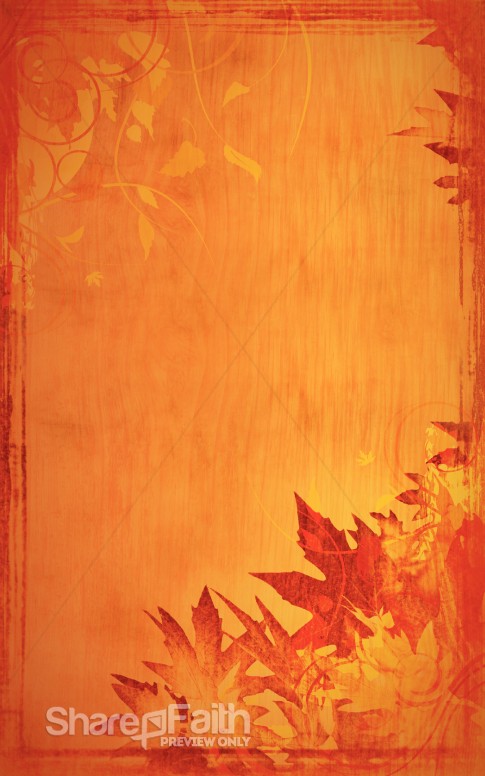 Thanksgiving Bulletin Cover