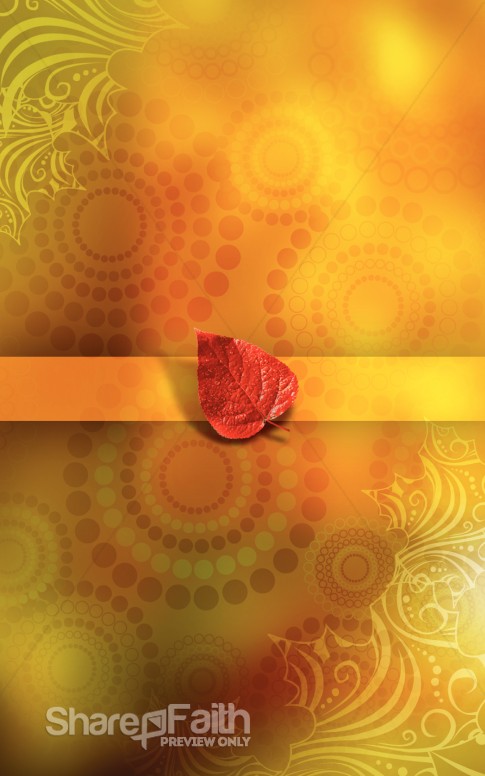 Thanksgiving Song Program Cover