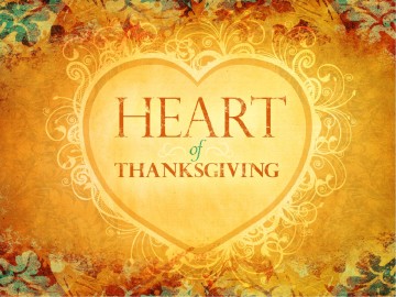 Heart Of Thanksgiving PowerPoint