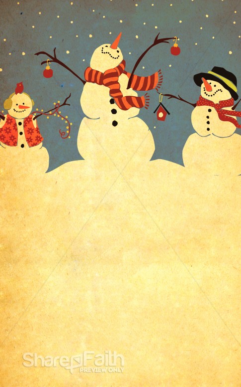 Let It Snow Bulletin Cover