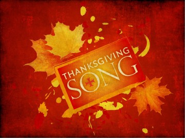 Thanksgiving Song PowerPoint