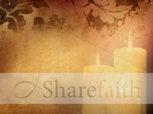 Three Candles Worship Background