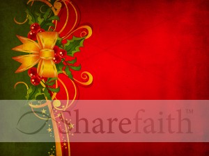 Message Of Christmas Worship Background