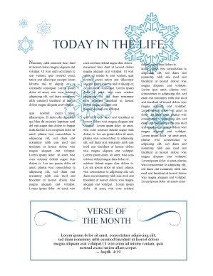 Winter Church Newsletter