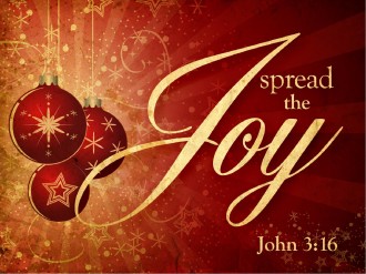 Spread The Joy Christmas Bulletin Cover