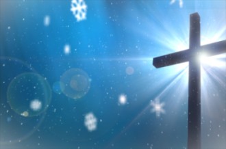Cross And Christmas Video Background