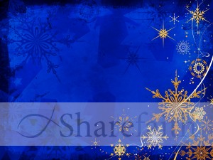 Winter Snowflake Background Slide